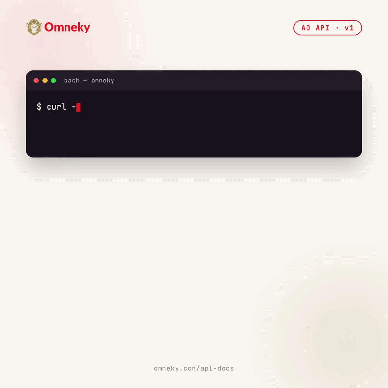 Omneky API programmatic generation demo