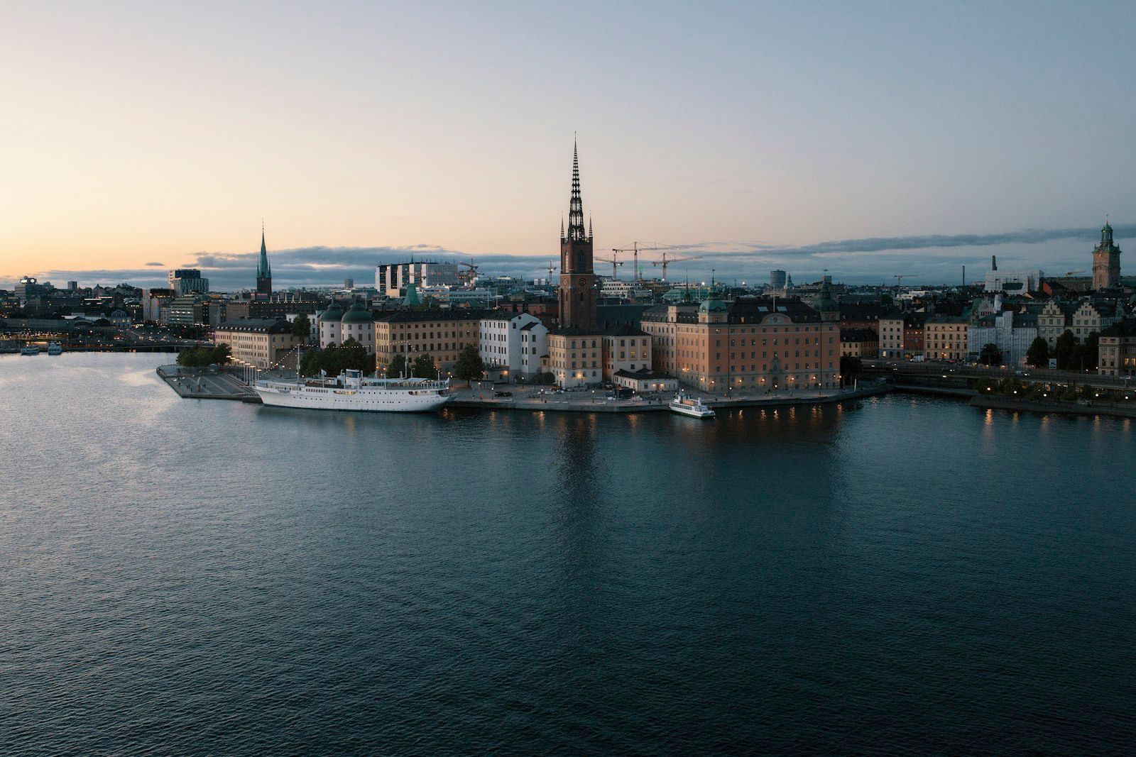 Stockholm at dusk