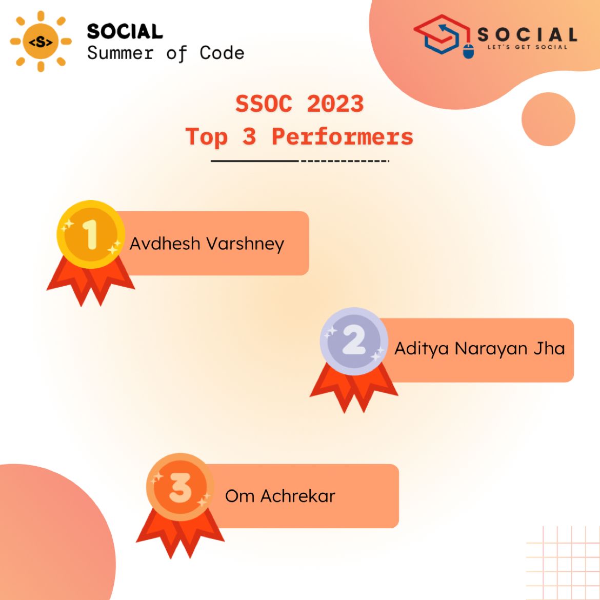 Social Summer of Code 2.0 Result