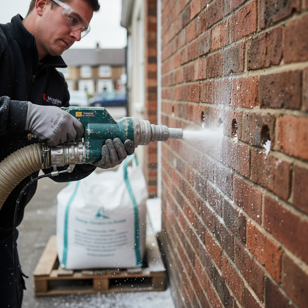 Eco scheme sustainable homes, cavity wall insulation