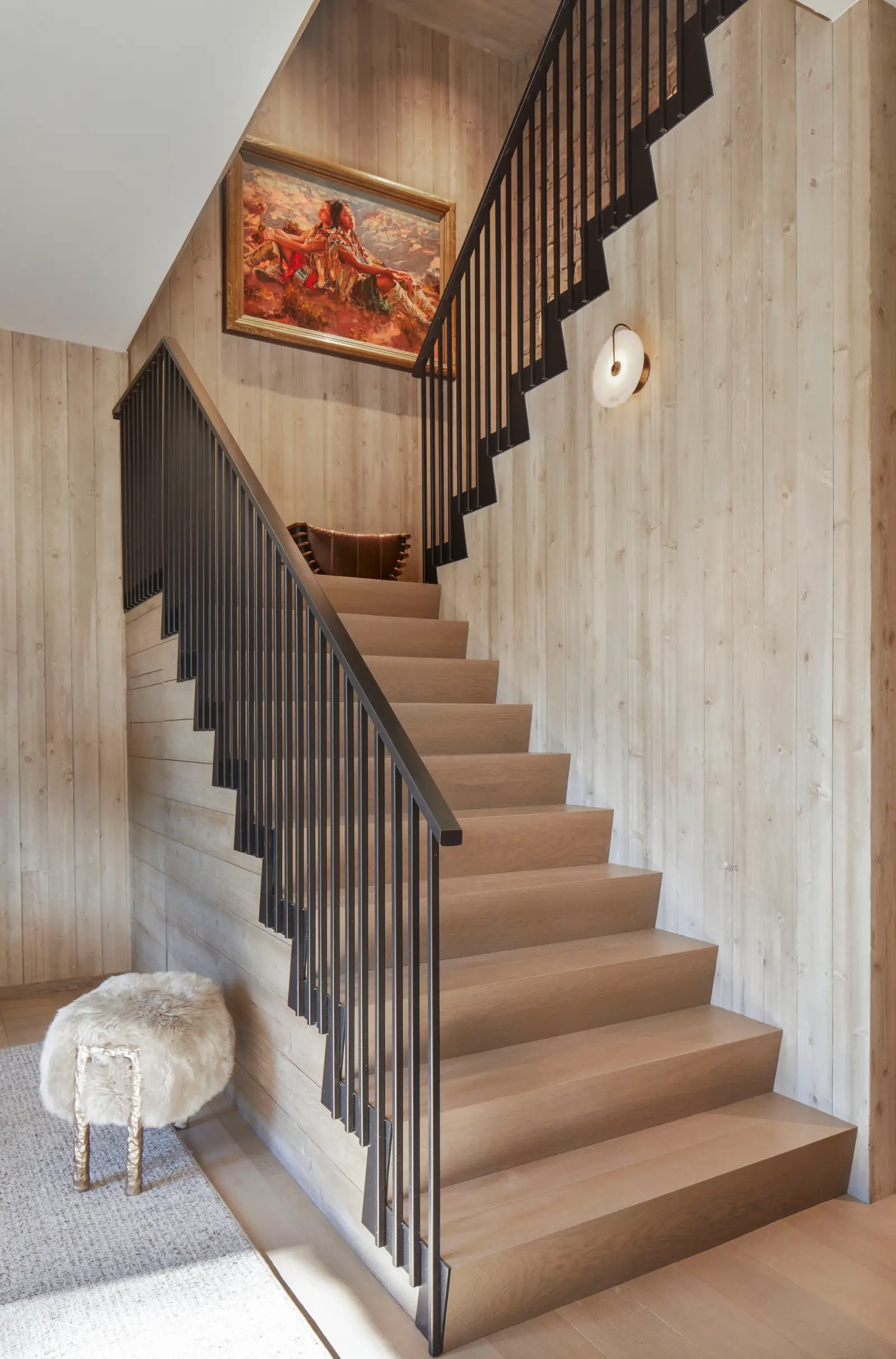 Custom Stairwells — specialty craftsmanship by Osborne Builders, Telluride, CO
