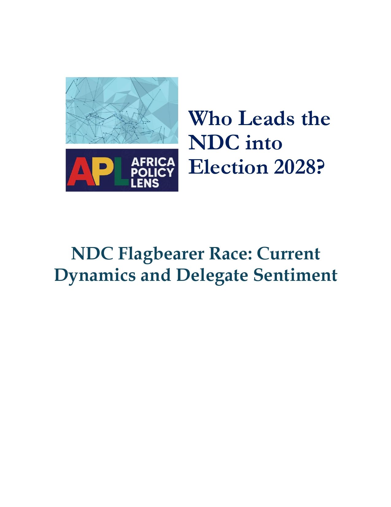 NDC Flagbearer Race: Current Dynamics and Delegate Sentiment