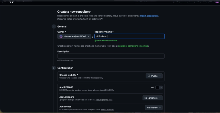 Create a New Repository