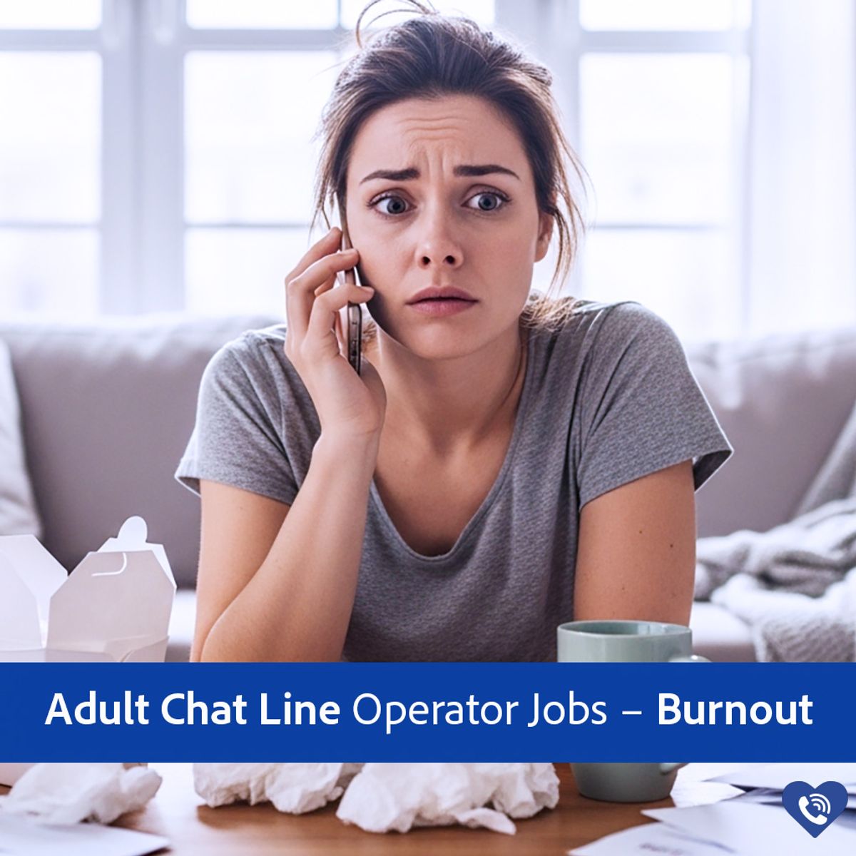 Adult Chat Line Operator Jobs – Burnout