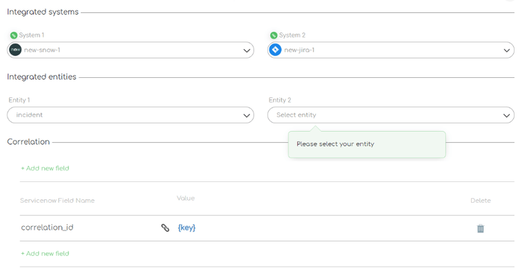 ZigiOps’ integration systems  screenshot