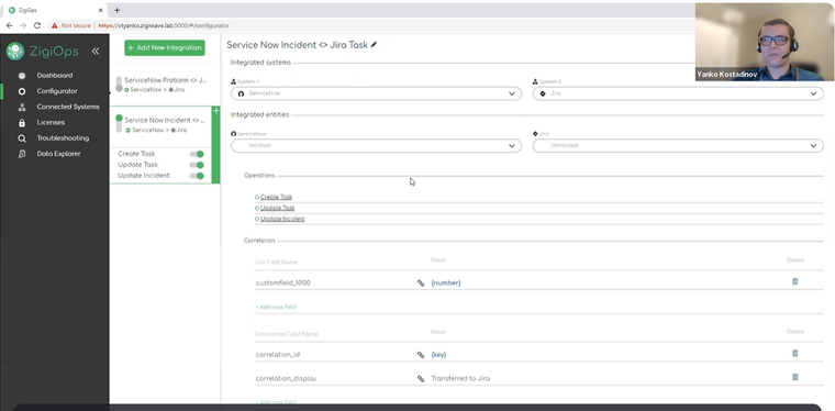 ZigiOps-UII-monitor-showing-the-servicenow-incident-to-jira-task