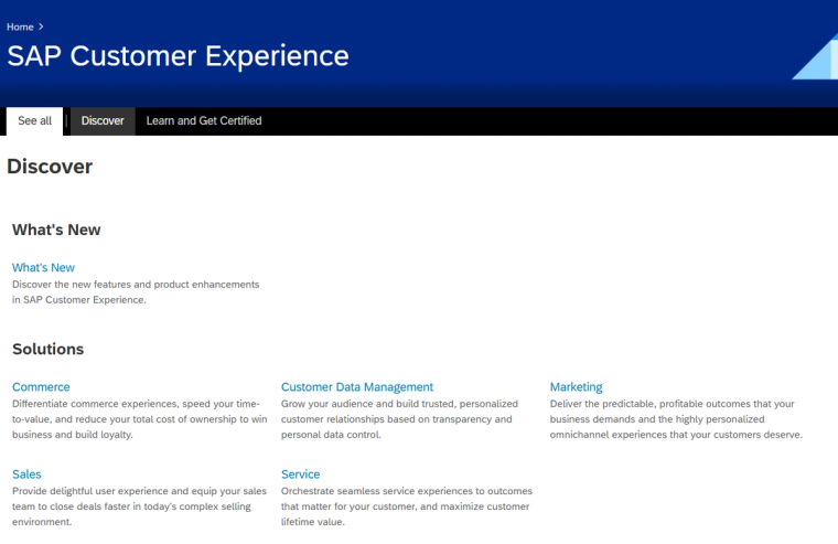 SAP Customer Service (part of SAP suite)