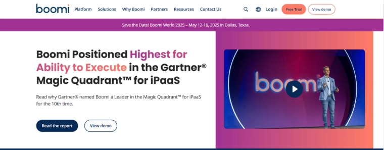 DELL BOOMI front page screenshot