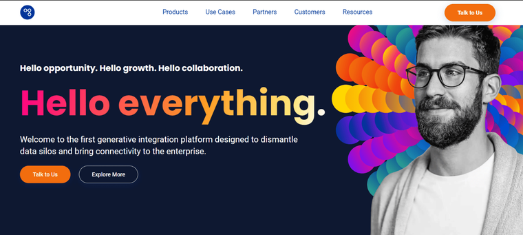 SnapLogic front page screenshot