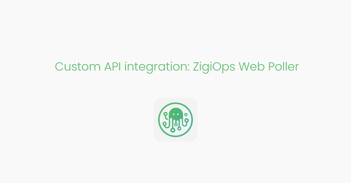 ZigiOps Web Poller