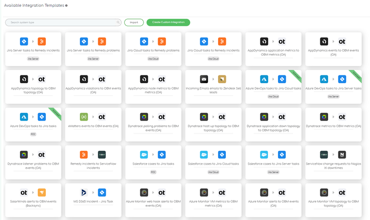 Freshservice to ServiceNow integration: ZigiOps custom templates library