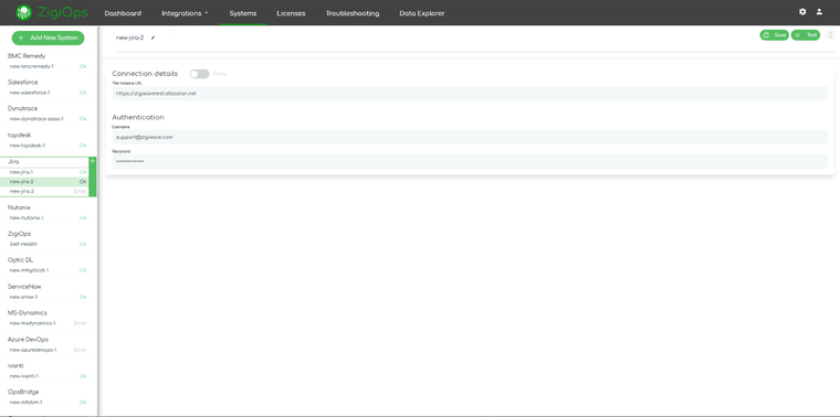 Connecting ZigiOps to Jira instance