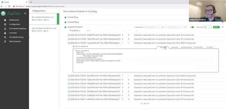 ZigiOps-showing-the-servicenow-problem-to-jira-bug