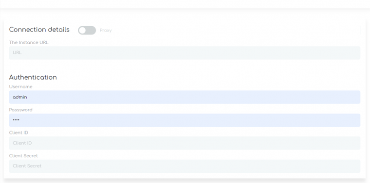 ZigiOps Dynatrace ServiceNow integration: Connection details