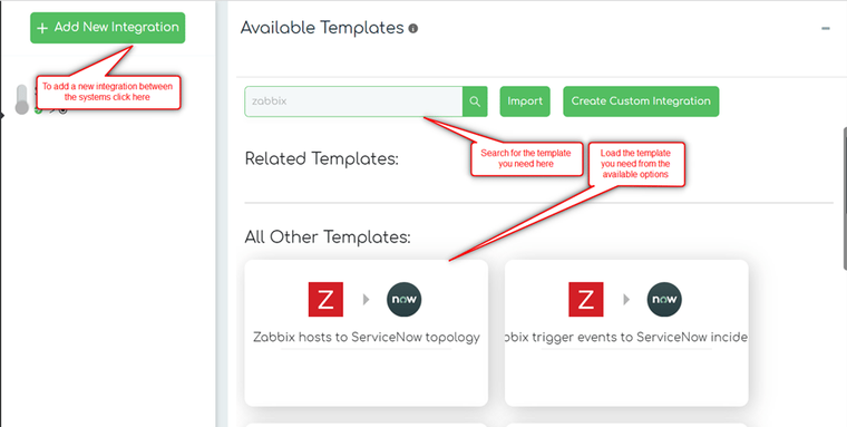 ZigiOps Zabbix ServiceNow integration: connecting to Zabbix