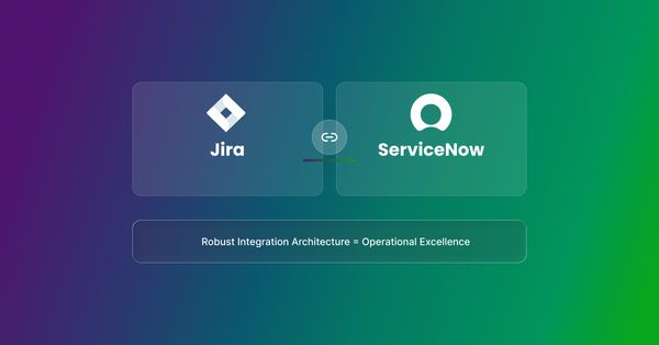 Enterpise Architecture of a Jira ServiceNow Integration