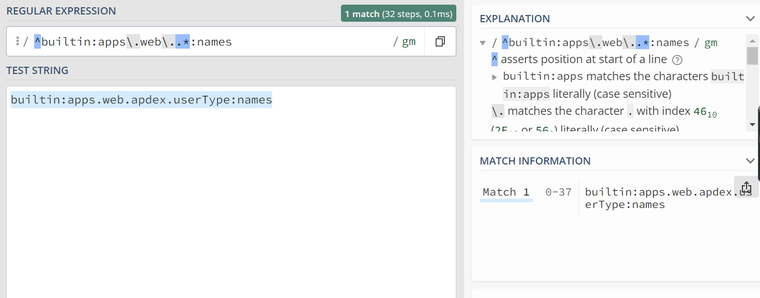 Screen-shot-of-RegEx101-website-checking-a-RegEx-pattern