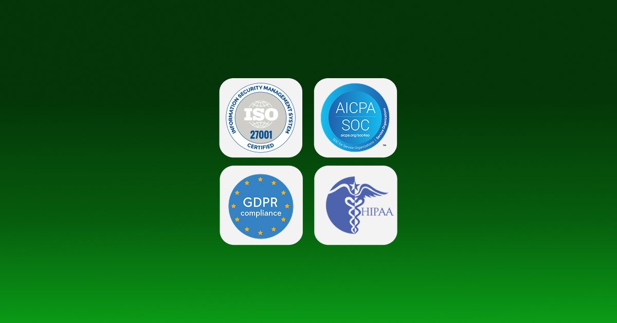 ISO 27001, GDPR, SOC 2, and HIPAA Compliance for IT Integrations