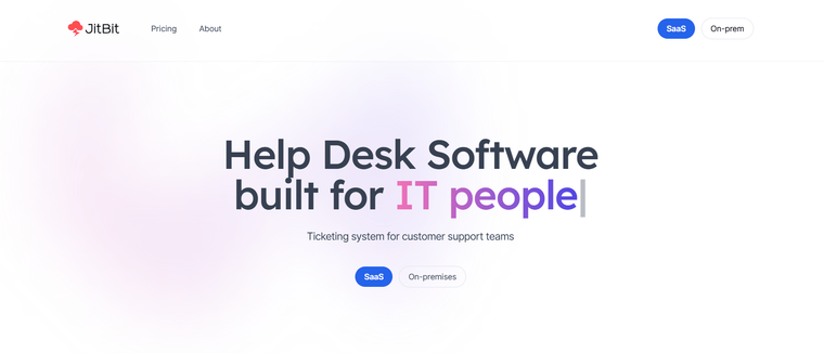 JitBit landing page