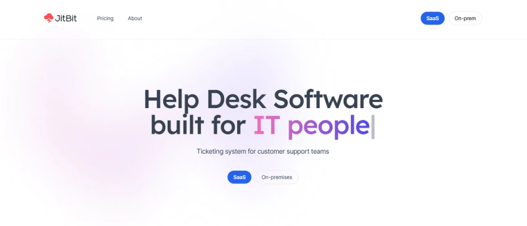 JitBit landing page