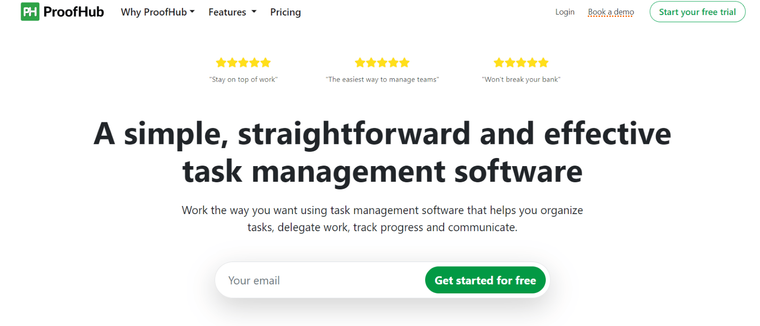 ProofHub project management tool