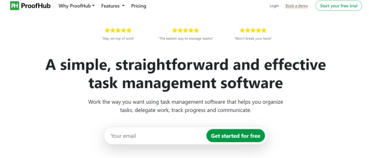 ProofHub project management tool