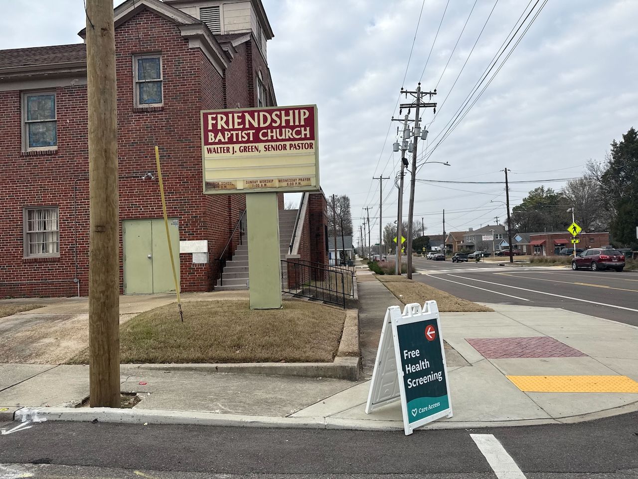 Church health screening