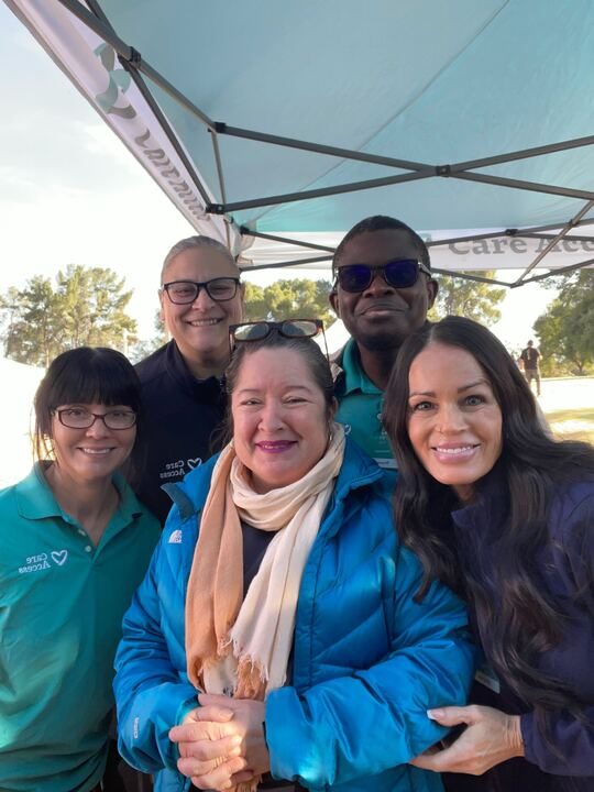 Care Access team at community-based health screening event