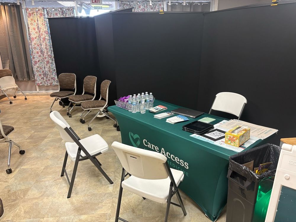 Blue and White Community Health Fair