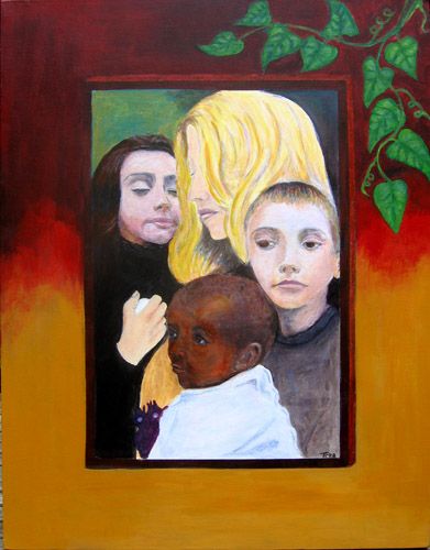 Madonna with children