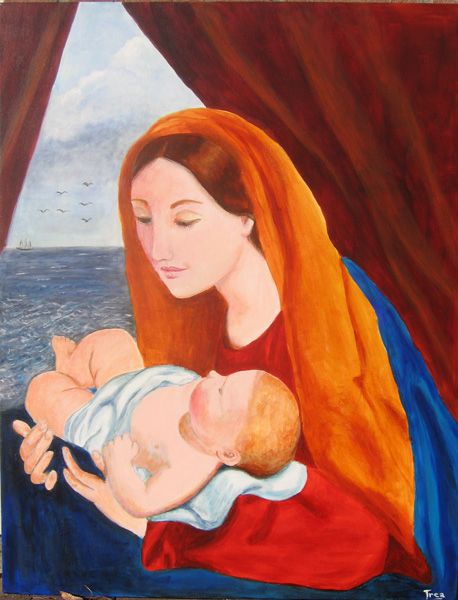 Madonna at sea