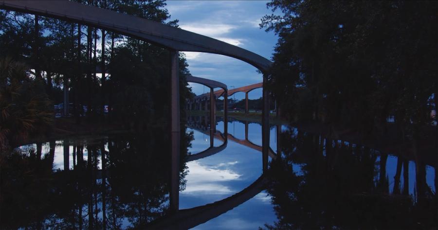 Shot of the bridge in Florida.