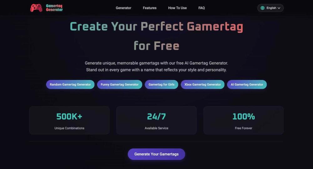 image of Gamertag Generator