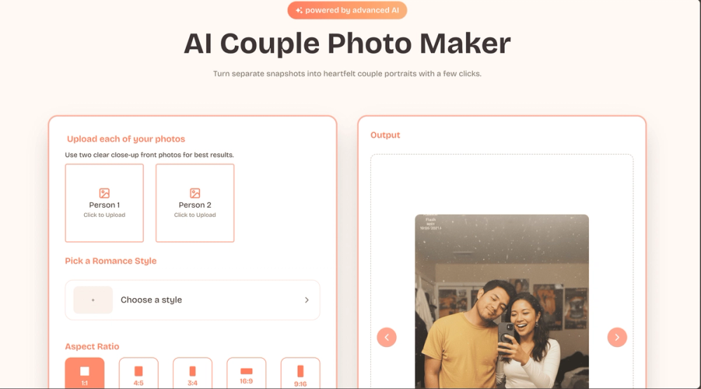 image of AI Couple Photo