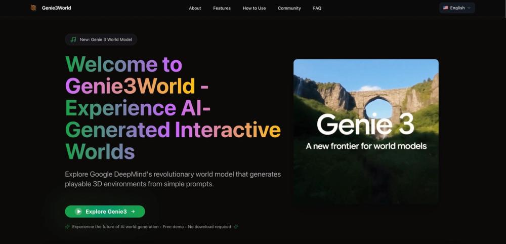 image of Genie3World