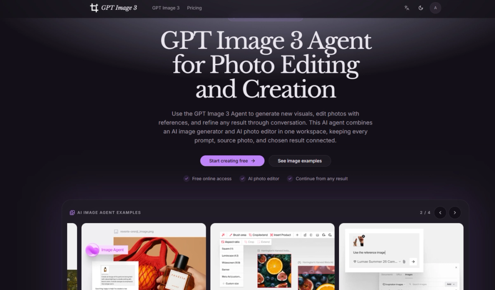 image of GPT Image 3 agent Free onlin