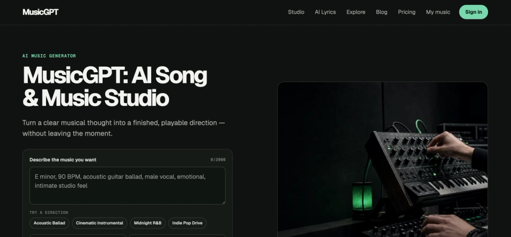 image of MusicGPT image of MusicGPT