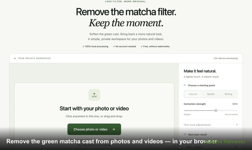 image of Matcha Remover