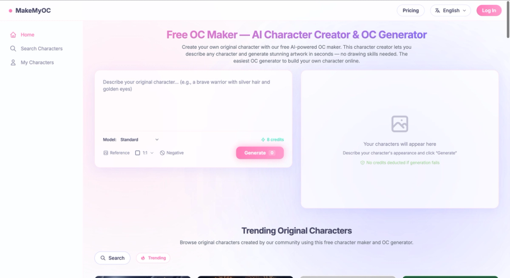 image of MakeMyOC image of MakeMyOC