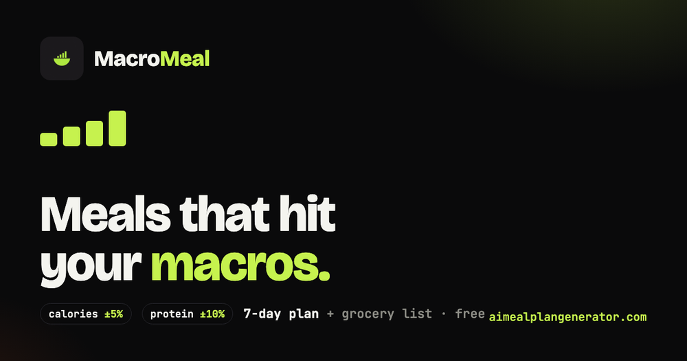 image of AI Meal Plan Generator