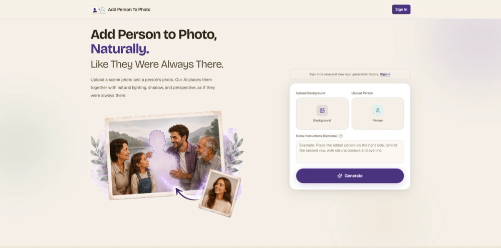 image of Add Person to Photo
