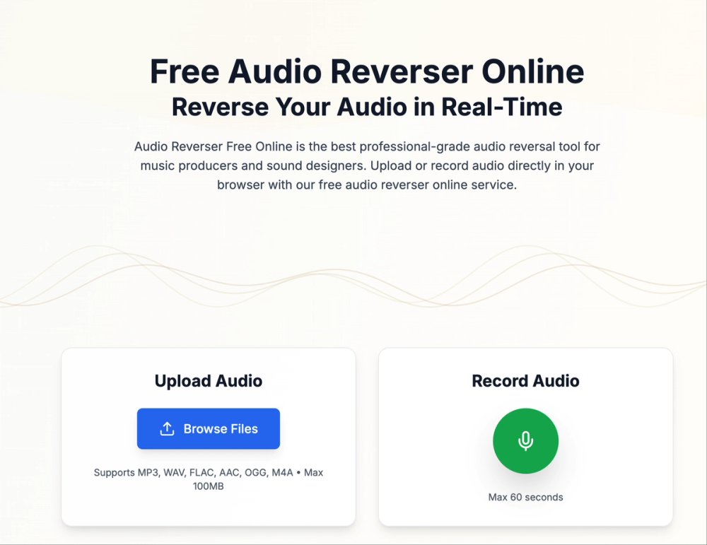 image of Audio Reverser 
