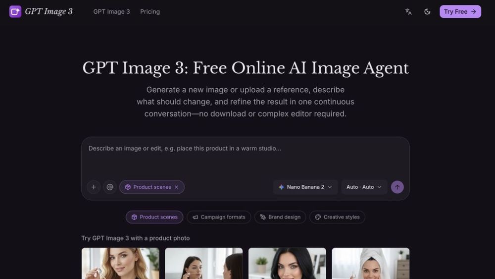image of GPT Image 3 Agent image of GPT Image 3 Agent