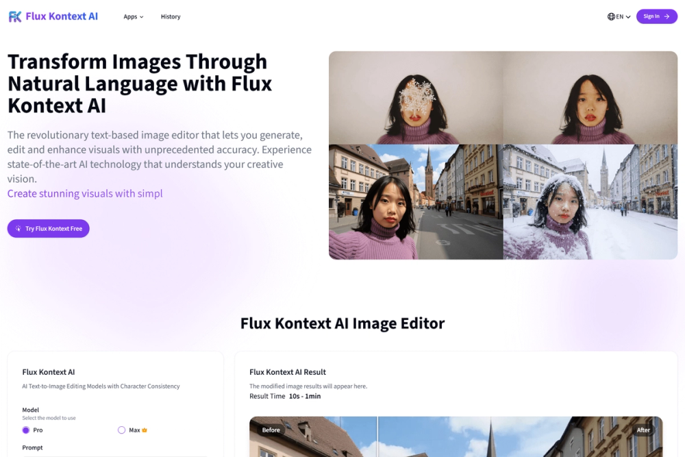 image of Flux Kontext AI