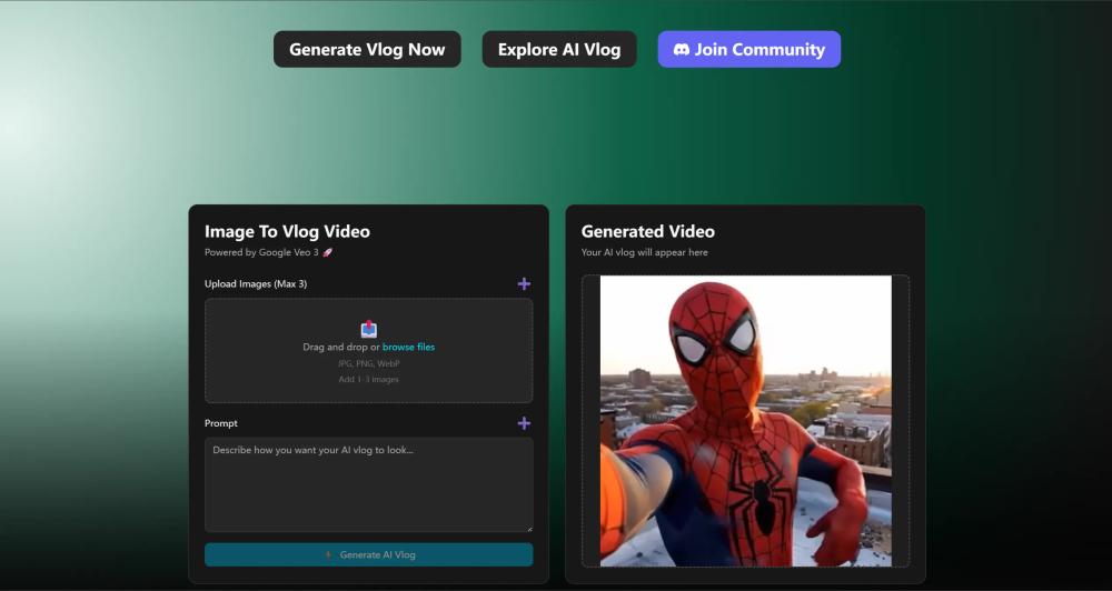 image of AI vlog video Maker image of AI vlog video Maker