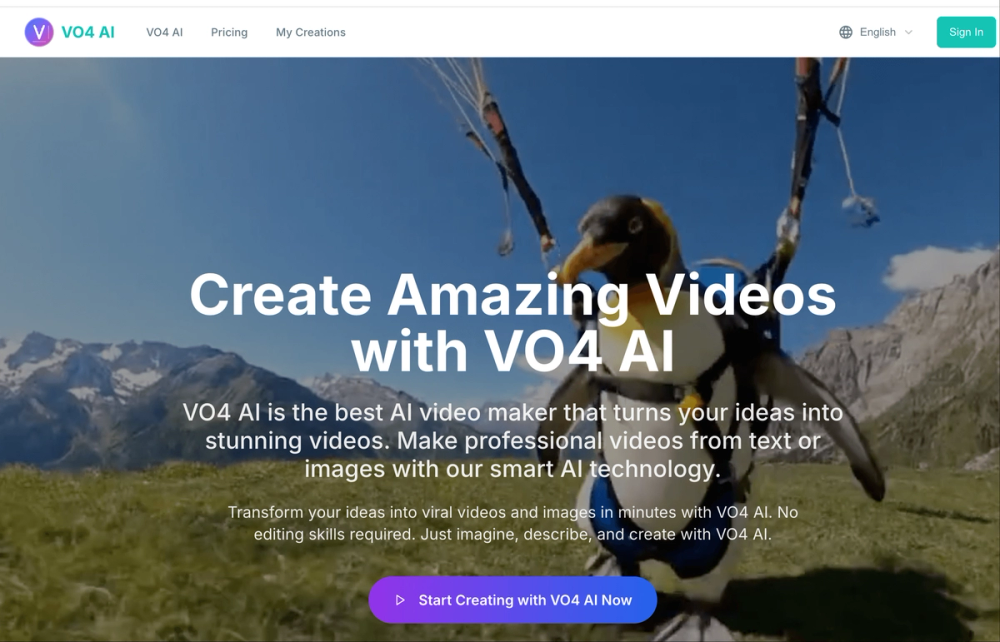 image of vo4 ai