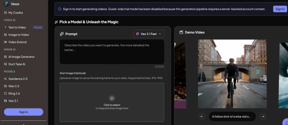 image of Veoo AI Video Generator