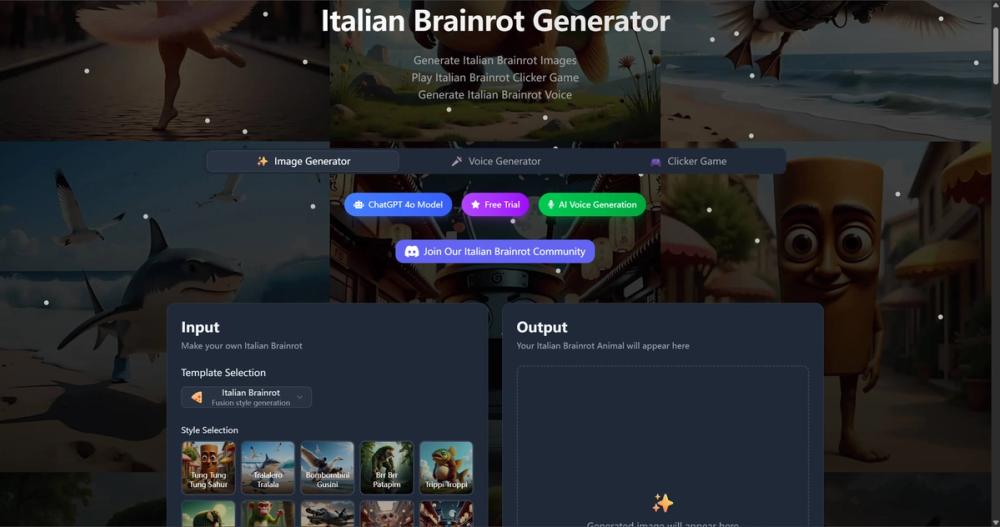 image of Italian Brainrot Generator image of Italian Brainrot Generator