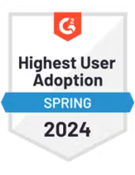 G2 Highest User Adoption Award