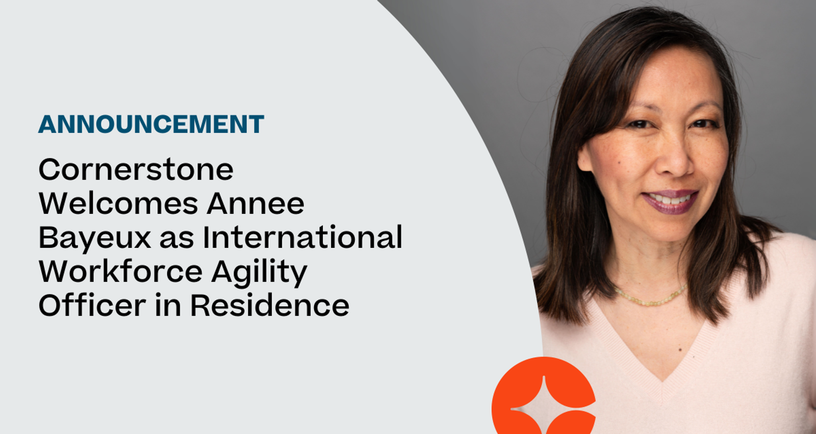 A warm welcome from Vincent Belliveau: Meet Annee Bayeux, our new International Workforce Agility Officer in Residence 